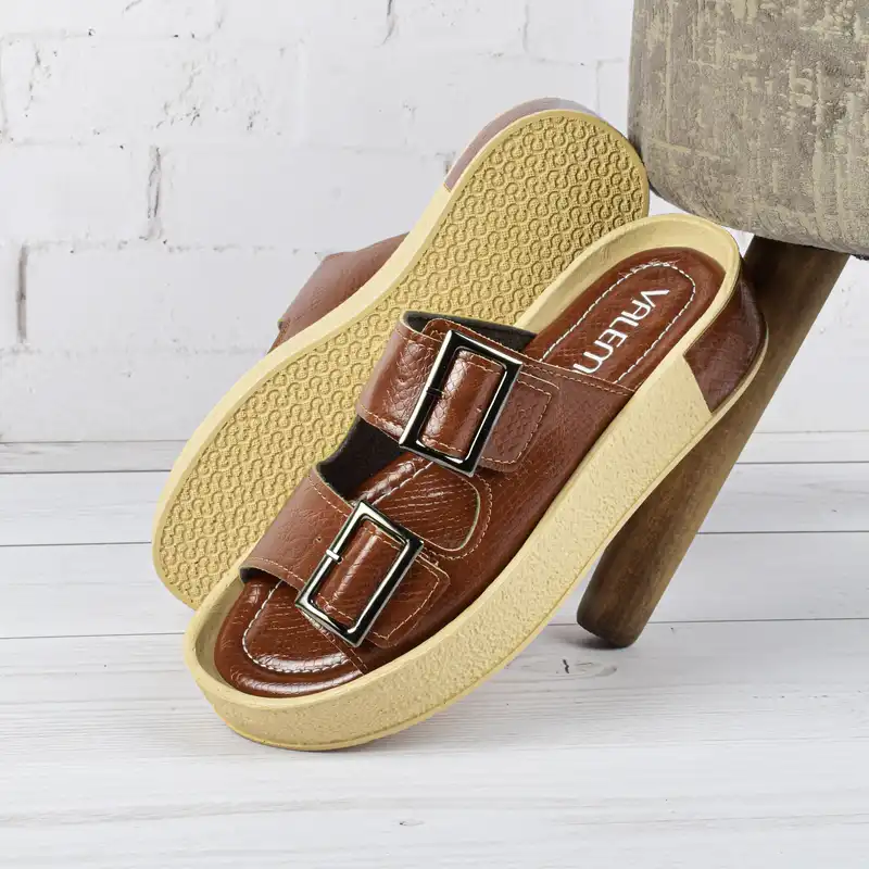 دمپایی زنانه والمو مدل نابارا کد HN.2933