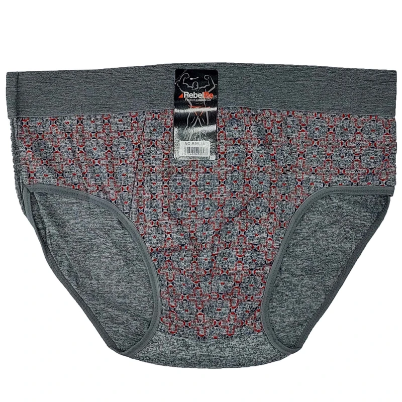 شورت مردانه مدل ملانژ کش پهن مربعی کد 1084