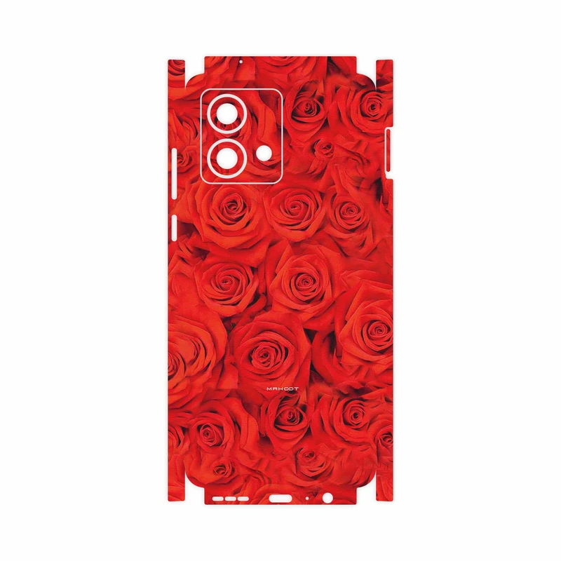 برچسب پوششی ماهوت مدل Red_Flower-FullSkin مناسب برای گوشی موبایل موتورولا Moto G84