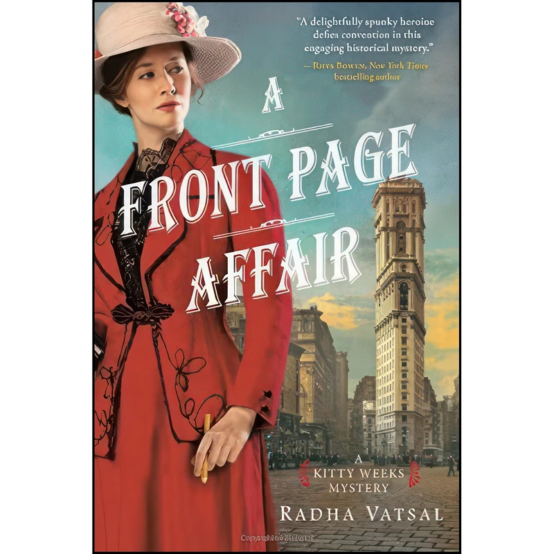 کتاب A Front Page Affair  اثر Radha Vatsal انتشارات Poisoned Pen Press