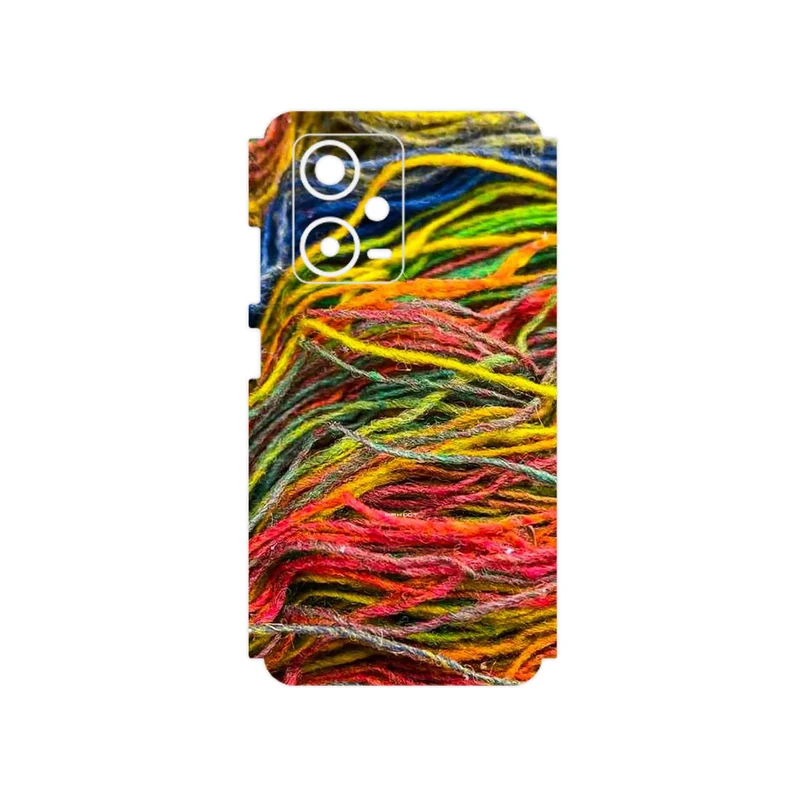 برچسب پوششی ماهوت مدل Fabric Texture 9 مناسب برای گوشی موبایل شیائومی Redmi Note 12 Pro Plus