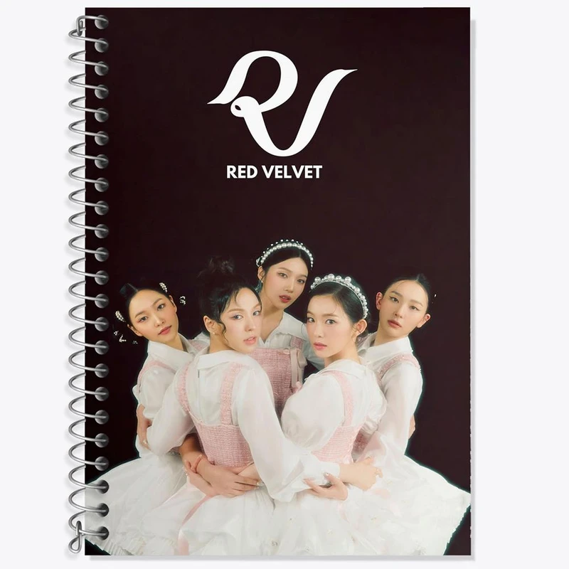 دفتر لغت 50 برگ خندالو مدل گروه رد ولوت Red Velvet کد 19685