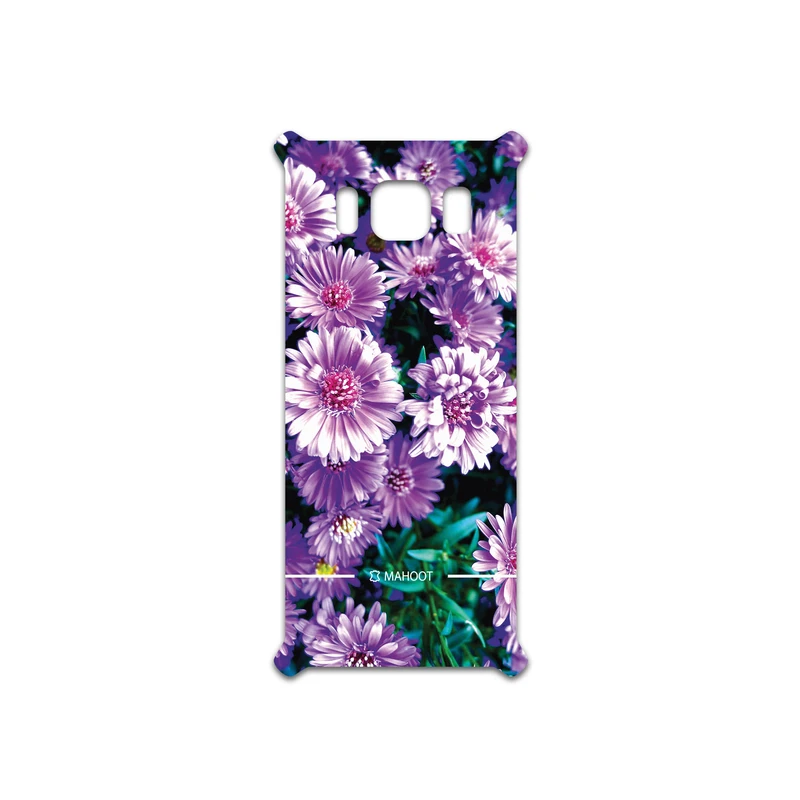 برچسب پوششی ماهوت مدل Purple-Flower مناسب برای گوشی موبایل سامسونگ Galaxy S8 Active