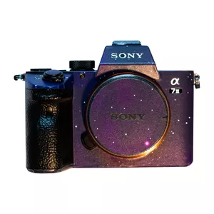 برچسب پوششی دوربین مدل کهکشانی مناسب برای دوربین سونی Sony Alpha 7 III
