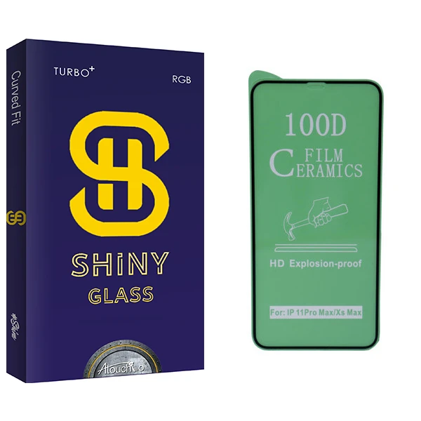 محافظ صفحه نمایش آتوچبو مدل Shiny Glass مناسب برای گوشی موبایل اپل iphone xs max