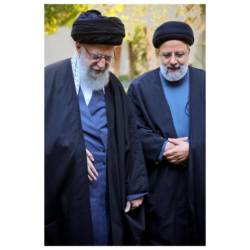 تابلو شاسی مدل T8171 طرح خادم الرضا شهید خدمت سید ابراهیم رئیسی و حضرت آیت الله خامنه ای