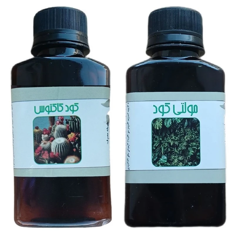 کود مایع کاکتوس و مولتی کود مدل life drop حجم 110 میلی لیتر بسته 2 عددی