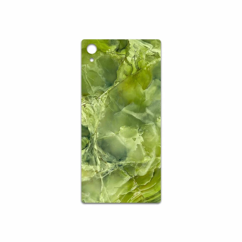 برچسب پوششی ماهوت مدل Green Crystal Marble مناسب برای گوشی موبایل سونی Xperia Z5