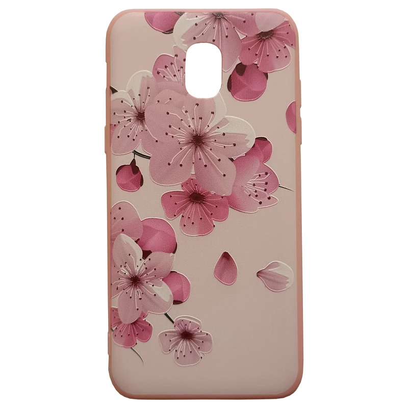 کاور مدل  ساده کد 3-0 طرح گل مناسب برای گوشی موبایل سامسونگ Galaxy J3 2018