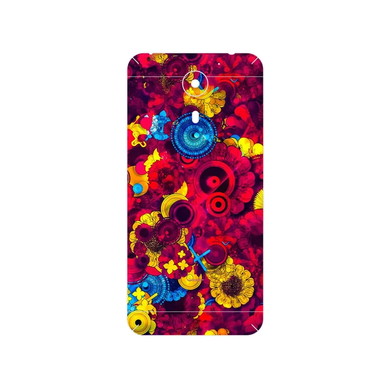 برچسب پوششی ماهوت مدل Vector Flower Garden Digital Art مناسب برای گوشی موبایل یومی Plus