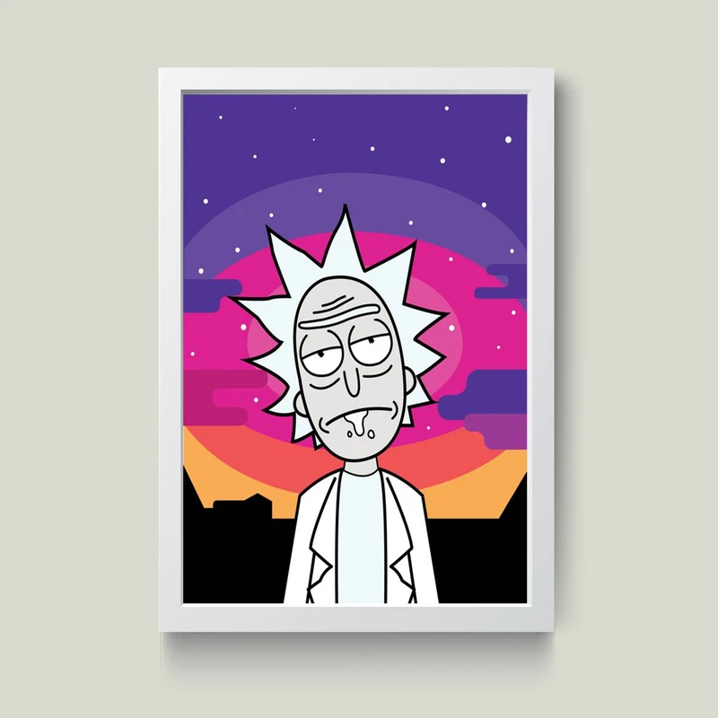 تابلو مدل ریک اند مورتی Rick and morthy کد G11-26