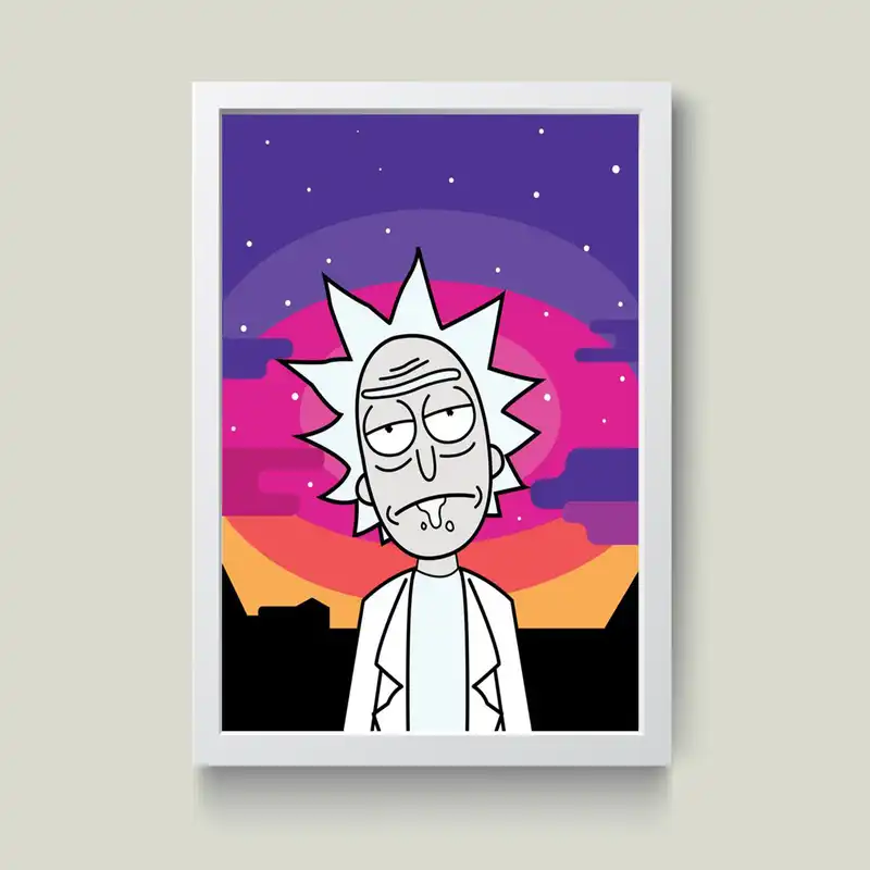 تابلو مدل ریک اند مورتی Rick and morthy کد G11-26