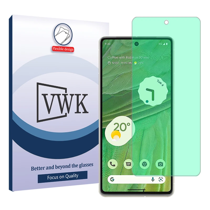 محافظ صفحه نمایش گرین لایت وی دبلیو کی مدل Tough مناسب برای گوشی موبایل گوگل Pixel 7
