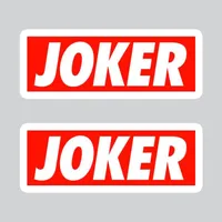 استیکر لپ تاپ پیکسل میکسل مدل نوشته جوکر بسته 2 عددی