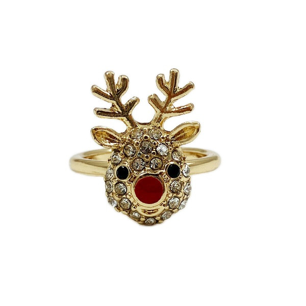 انگشتر زنانه سیکس مدل گوزن کریسمس انگشتر زنانه سیکس مدل گوزن کریسمس