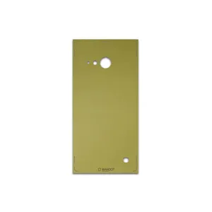 MAHOOT Matte-Gold Cover Sticker for Nokia Lumia 730
