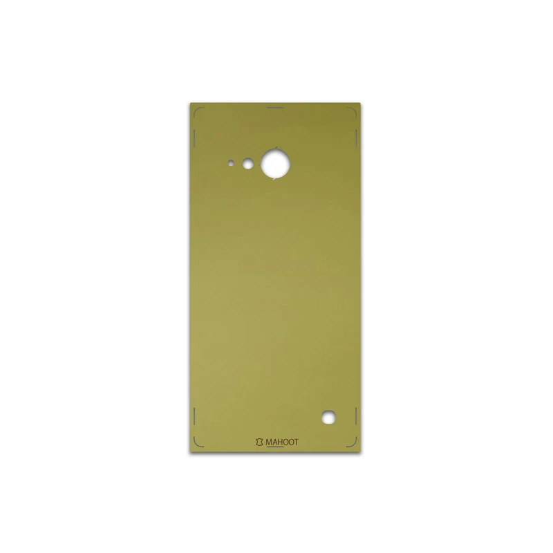 برچسب پوششی ماهوت مدل Matte-Gold مناسب برای گوشی موبایل نوکیا Lumia 730
