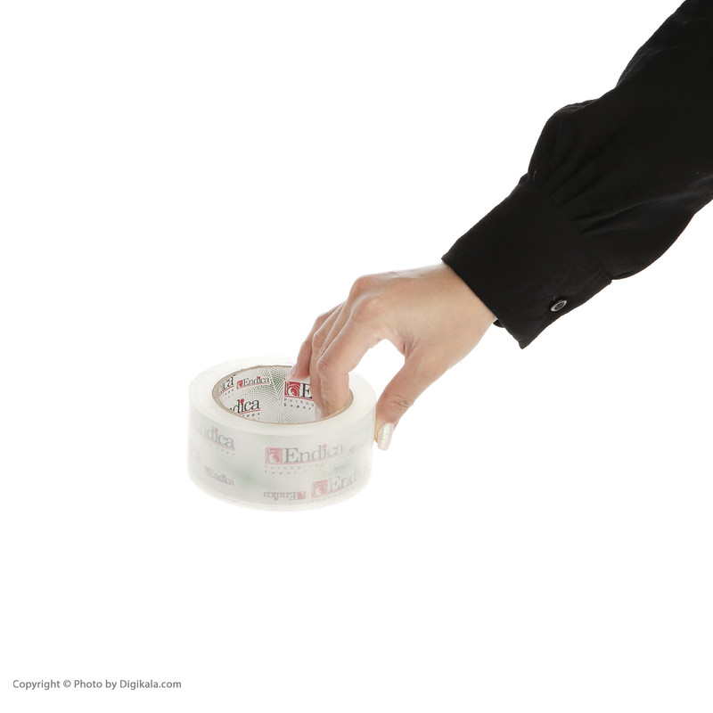 چسب پهن اندیکا مدل بی صدا 001 عرض 5 سانتی متر بسته 6 عددی