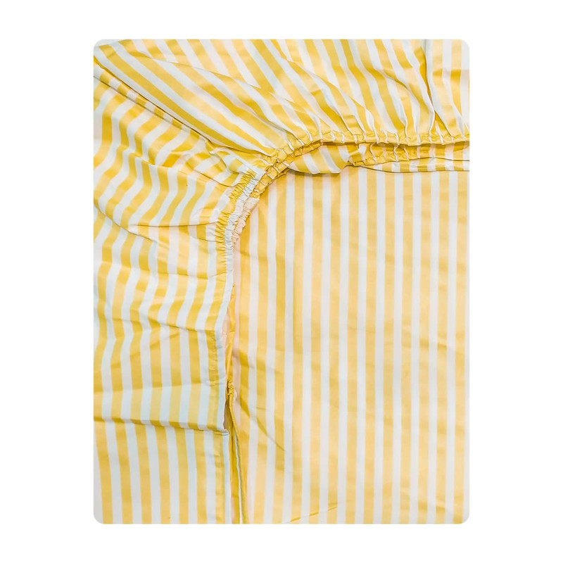 ملحفه آدنو مدل راه راه کد MB01 یک نفره سایز 90x200 سانتی متر