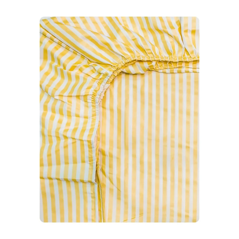 ملحفه آدنو مدل راه راه کد MB01 دونفره سایز 160x200 سانتی متر 