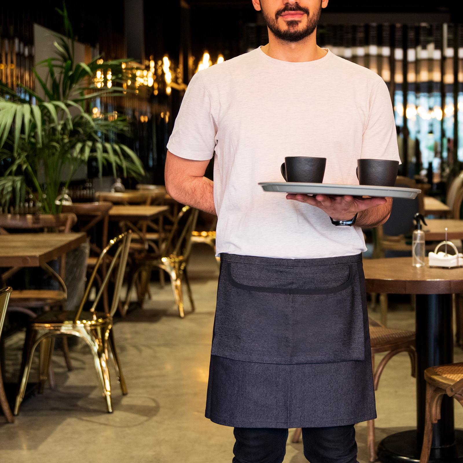 دامن باریستا مدل Waiter short apron