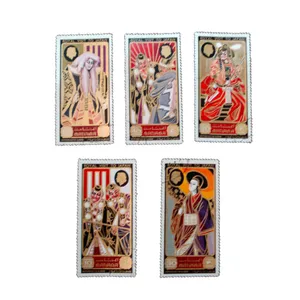 تمبر یادگاری مدل ملل کد bc-1432 مجموعه 5 عددی