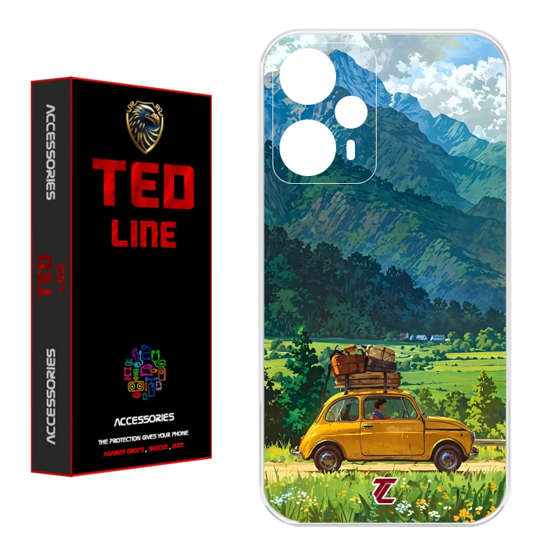 کاور تدلاین طرح سفر کد 1165 مناسب برای گوشی موبایل شیائومی Poco F5