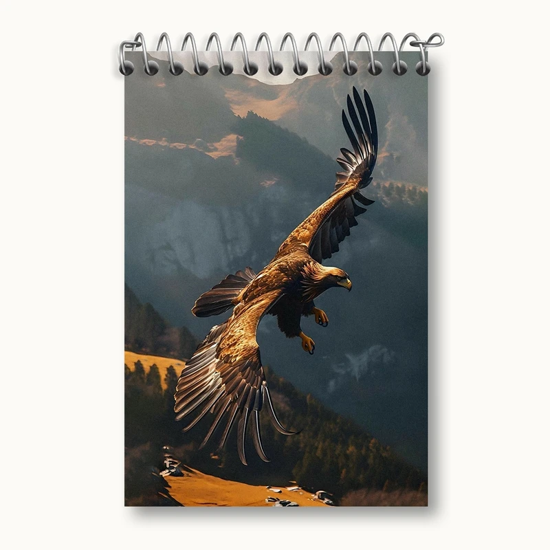 دفتر یادداشت 50 برگ خندالو مدل عقاب کد F1310