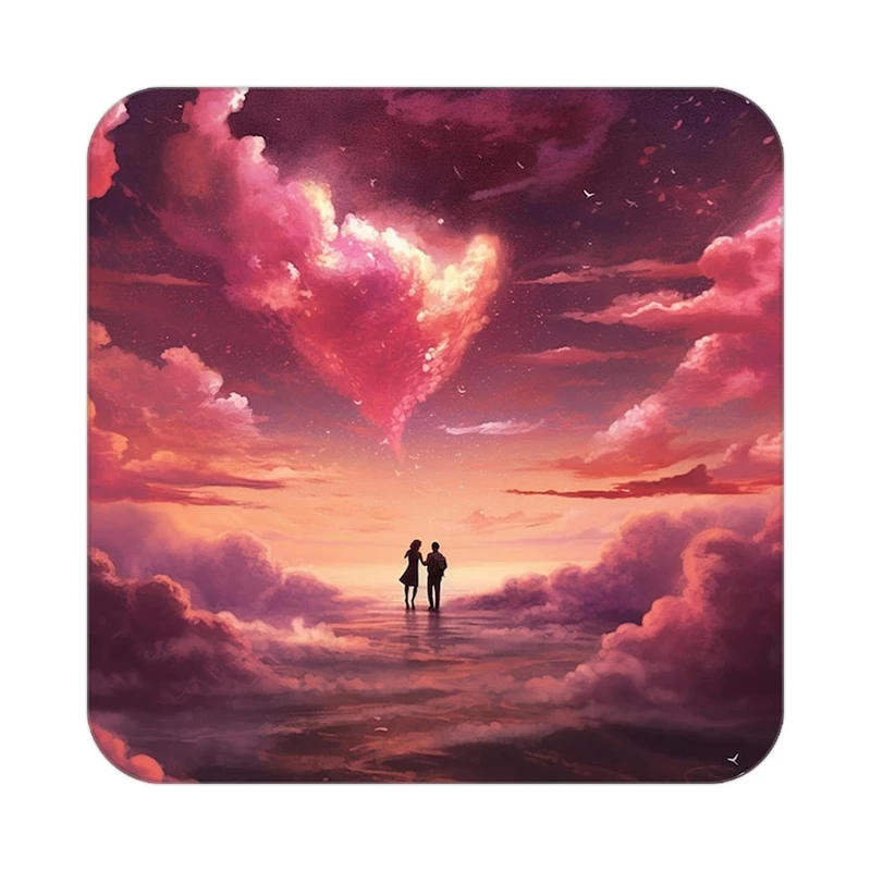 زیر لیوانی کاکتی مدل عاشقانه کد mp11394