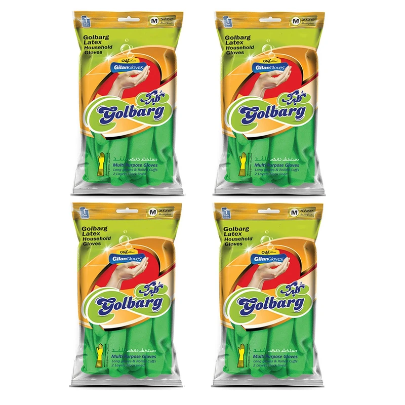 دستکش آشپزخانه گلبرگ مدل M1 بسته 4 عددی