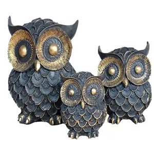 مجسمه مدل جغد مجموعه 3 عددی