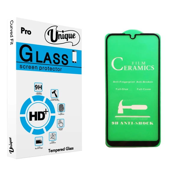 محافظ صفحه نمایش سرامیکی يونيک مدل +Clear مناسب برای گوشی موبایل آنر 8S