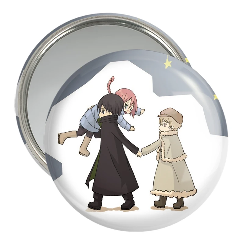 آینه جیبی خندالو مدل انیمه تاریکتر از سیاهی کد 23456