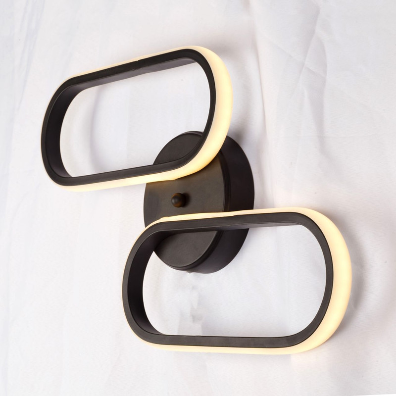 چراغ دیواری مدرن چشمه نور کد L6407/2BK