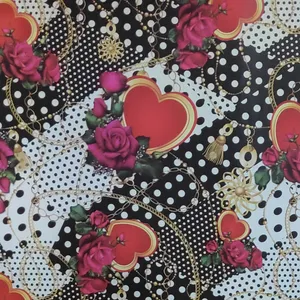 کاغذ کادو مدل قلبی بسته 5 عددی