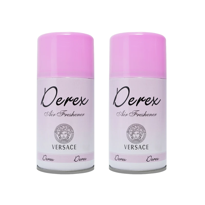 اسپری خوشبو کننده هوا دریکس مدل Versace حجم 260 میلی لیتر مجموعه ۲ عددی