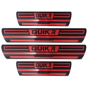 برچسب بدنه خودرو اسپرت غدیر مدل پارکاب کربن کد YA59 A008 بسته 4 عددی