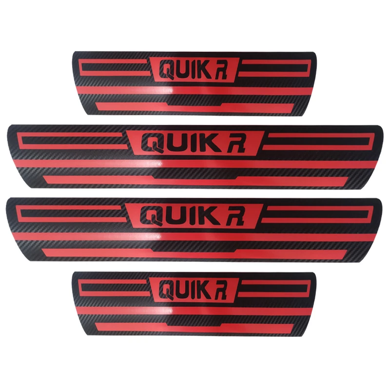 برچسب بدنه خودرو اسپرت غدیر مدل پارکاب کربن کد YA59 A008 بسته 4 عددی