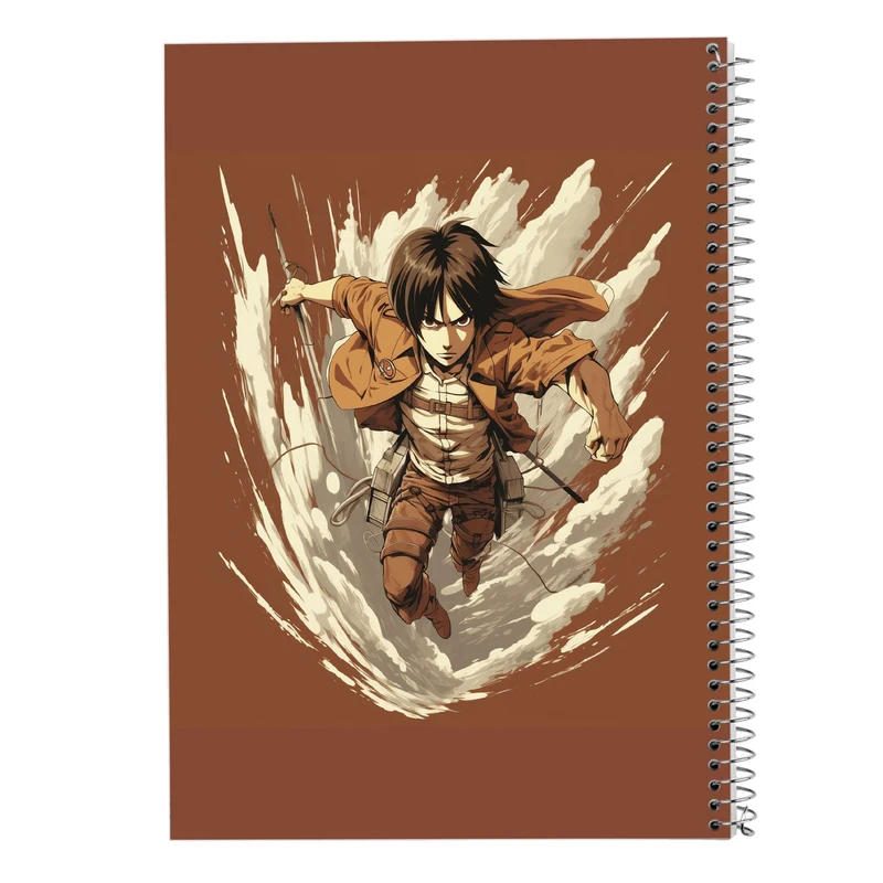 دفتر ژورنال نویسی 50 برگ مدوپد مدل نقطه ای طرح Attack on Titan کد DF10437