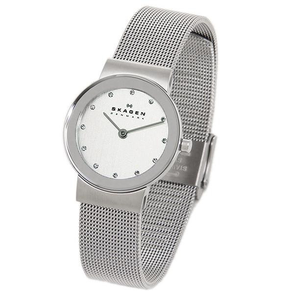 ساعت مچی عقربه ای زنانه اسکاژن دانمارک مدل ۳۵۸SSSD