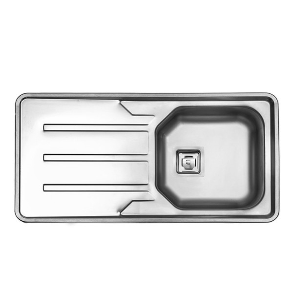 سینک ظرفشویی استیل البرز مدل 180 توکار