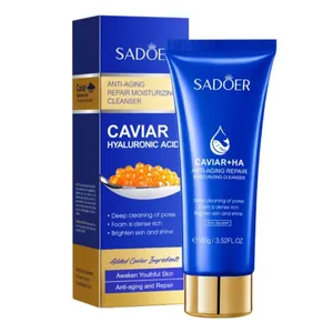 فوم شست‌وشوی صورت سادور مدل خاویار مناسب برای انواع پوست وزن 100 گرم