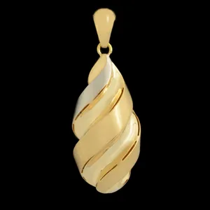 آویز گردنبند طلا 18 عیار زنانه طلای مستجابی مدل آوا کد 6759