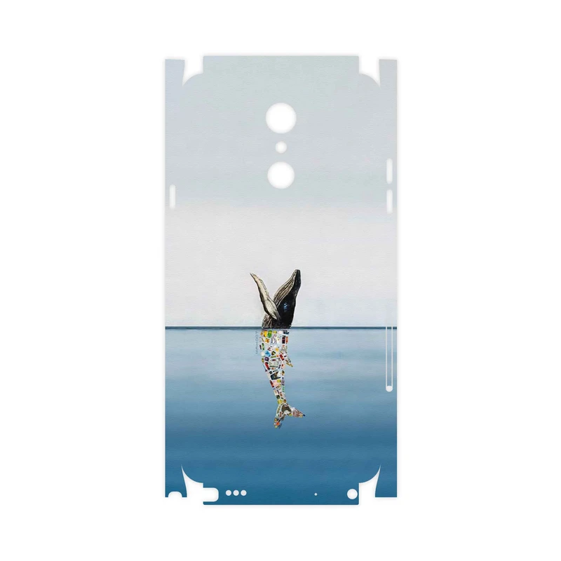 برچسب پوششی ماهوت مدل Collage of Sea Trash-FullSkin مناسب برای گوشی موبایل ال جی Q Stylus