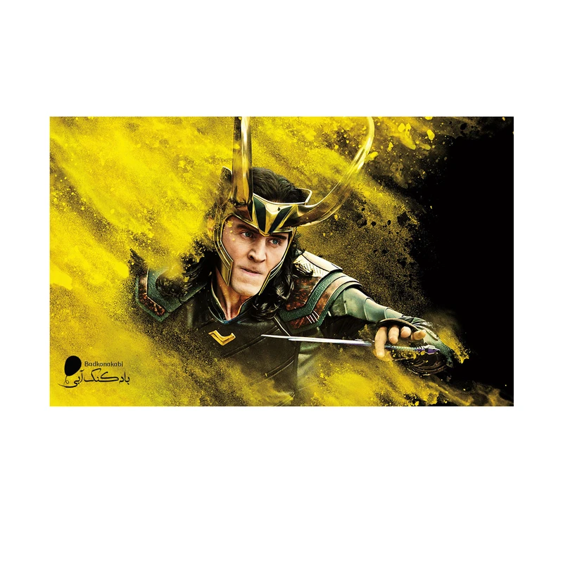  پوستر دیواری بادکنک آبی طرح سریال لوکی مدل Loki1