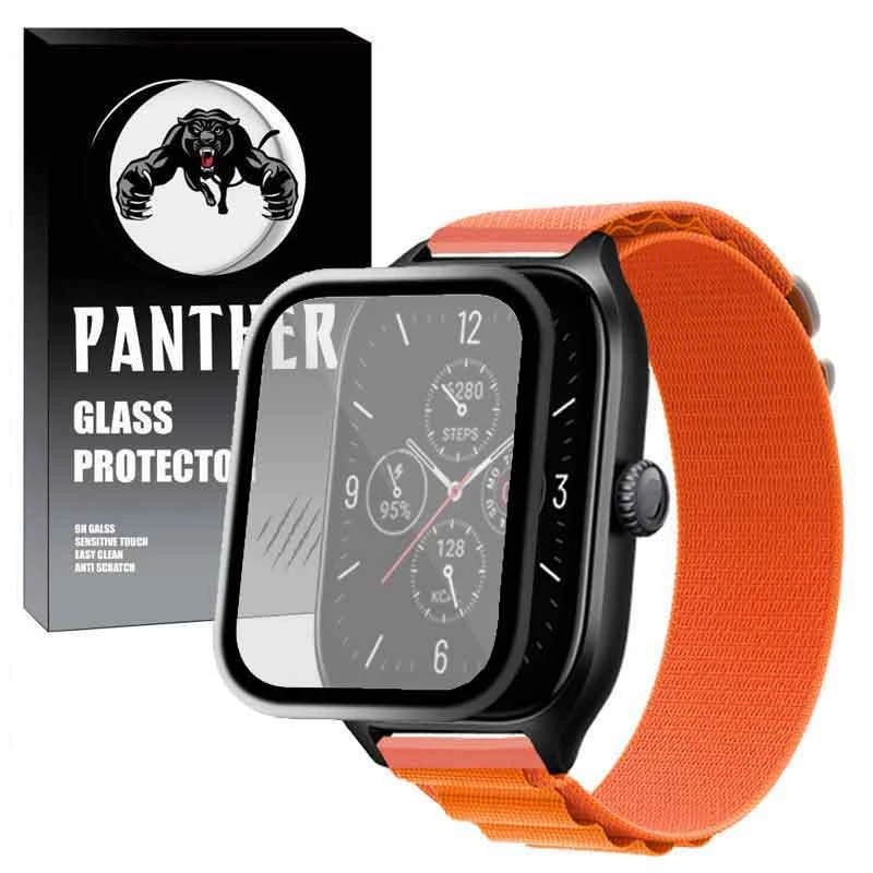 بند پنتر مدل LOOP ALPINE مناسب برای ساعت هوشمند آمیزفیت GTS / GTS2 / GTS 2E / GTS2 mini به همراه محافظ صفحه نمایش