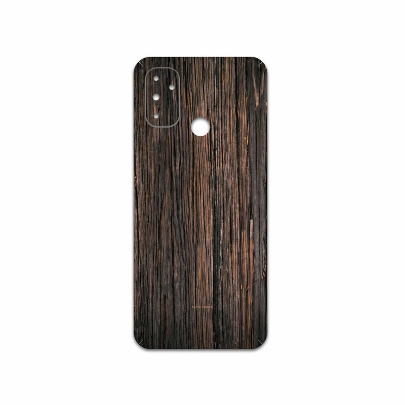 برچسب پوششی ماهوت مدل Burned-Wood مناسب برای گوشی موبایل وان پلاس Nord N100