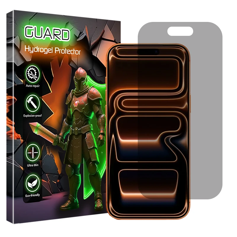 محافظ صفحه نمایش حریم شخصی گارد مدل Tough مناسب برای گوشی موبایل اپل iPhone 17 Pro Max