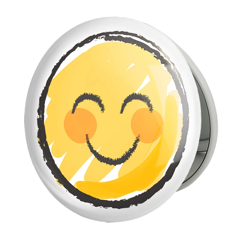 آینه جیبی خندالو طرح ایموجی Emoji مدل تاشو کد 3056 