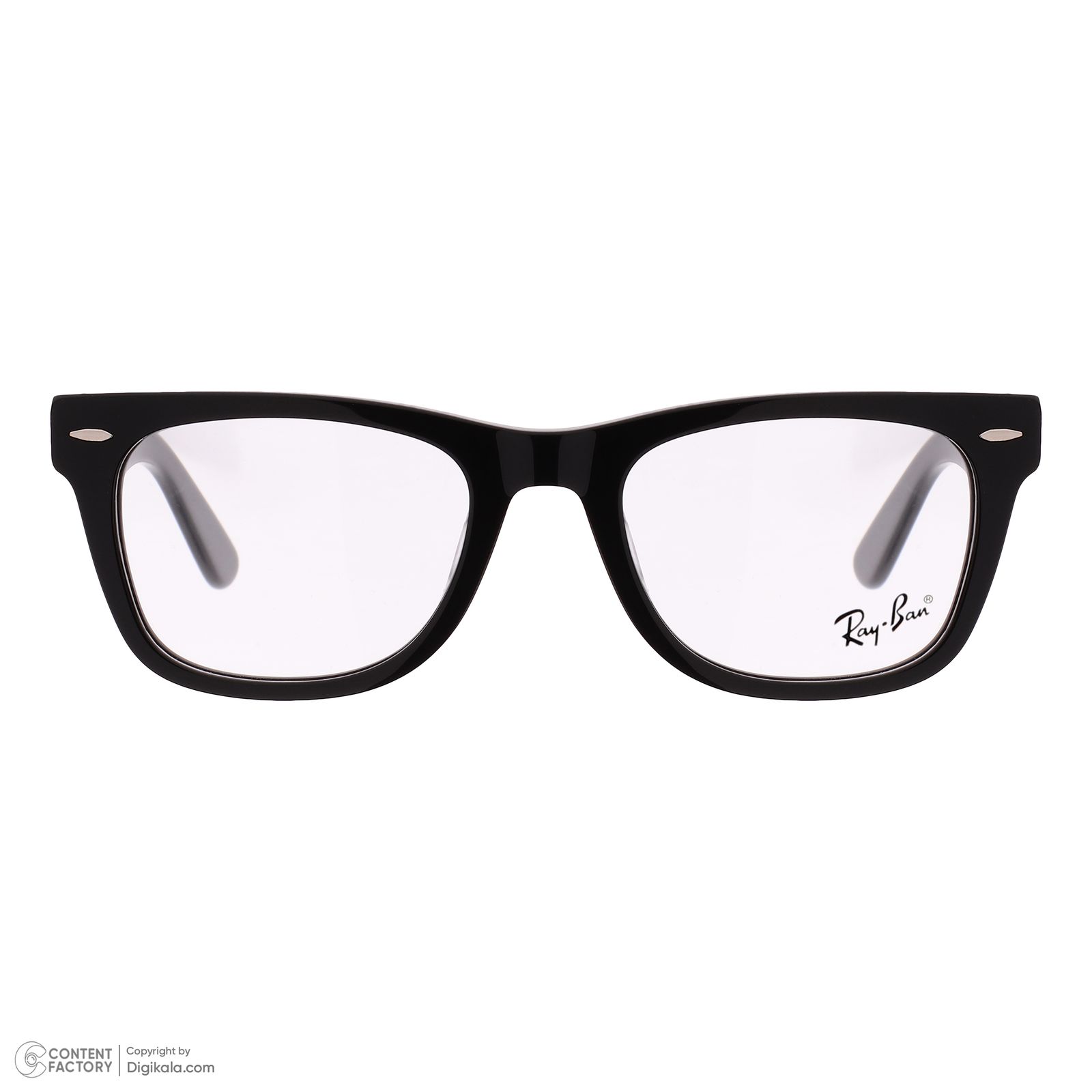 فریم عینک طبی ویفرر (Wayfarer) ری بن مدل 0RB5121-2000 مناسب برای صورت مستطیل، مربع، قلب و بیضی -  - 7
